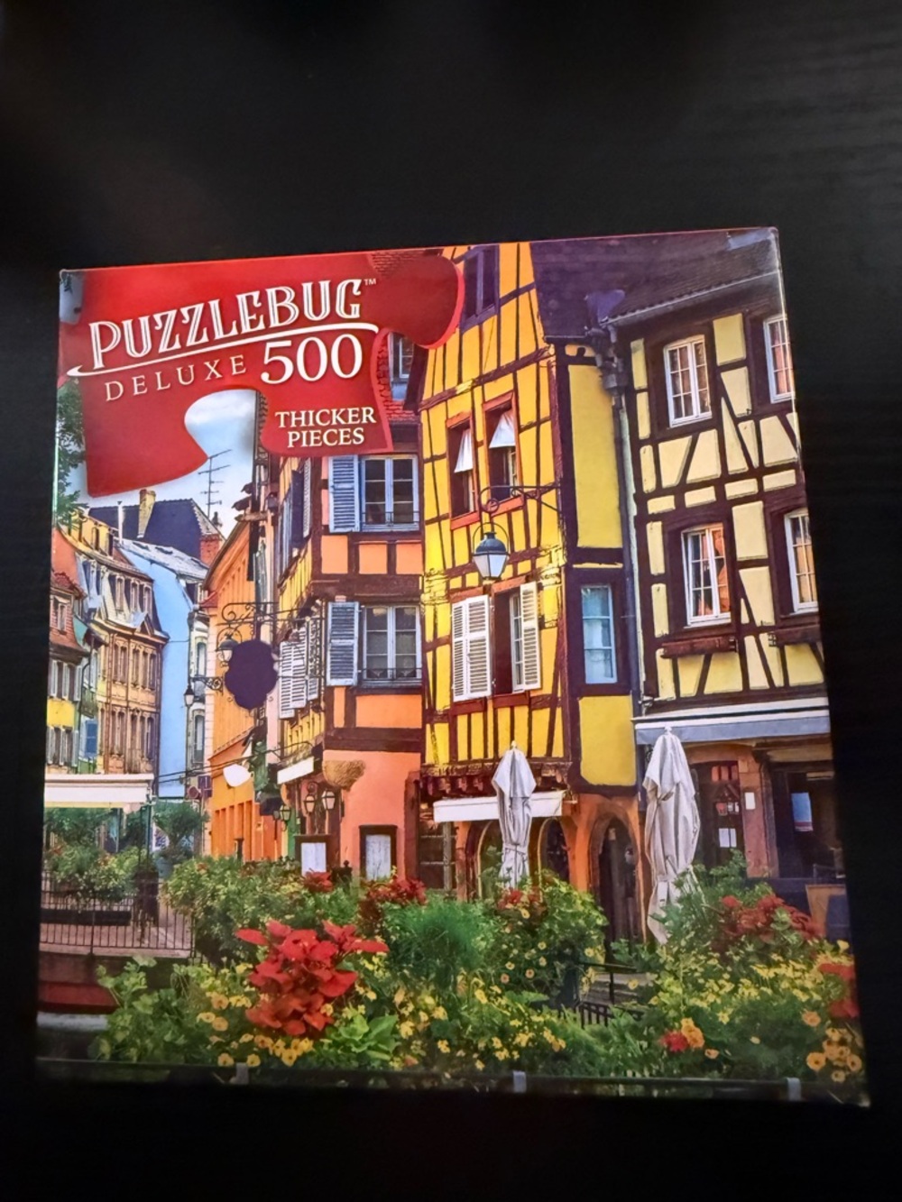 Puzzlebug Deluxe 500-Piece Jigsaw Puzzle - Yellow & Multicolor Cityscape